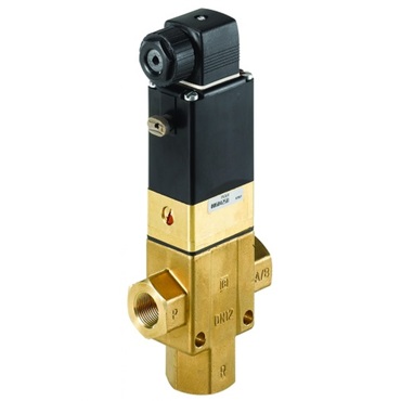 Solenoid valve 3/2 fig. 33350 series 340 brass